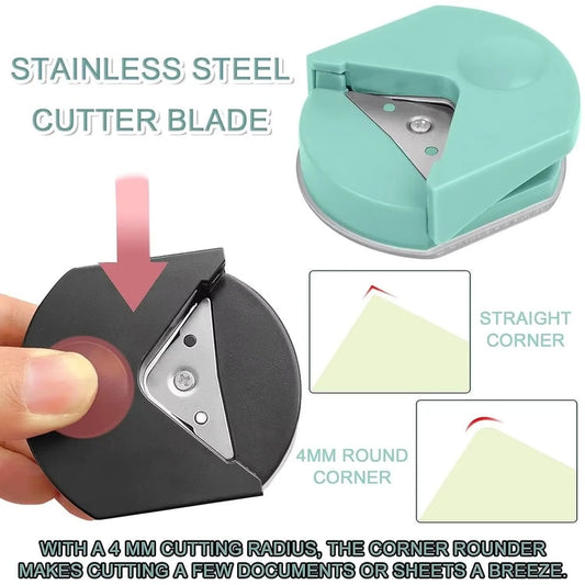 Portable R4 Corner Rounder Paper Cutter for Cards & Crafts