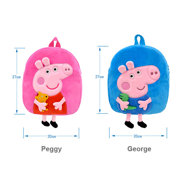 Plush Cartoon Toddler Backpack – Soft Kids Kindergarten & Daycare Bag