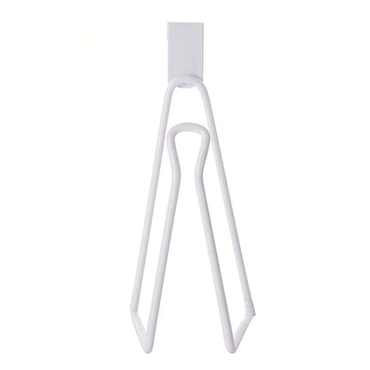 No-Drill Wall Mount Toilet Paper Holder – Space-Saving Bathroom Tissue Roll Hanger with Painted Finish