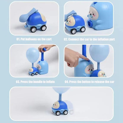 Kids Rocket Balloon Launcher STEM Toy Balloon Powered Race and Launch Set