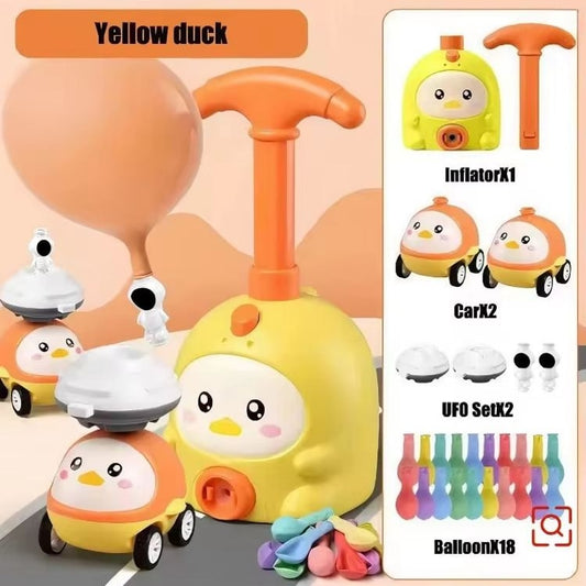 Kids Rocket Balloon Launcher STEM Toy Balloon Powered Race and Launch Set