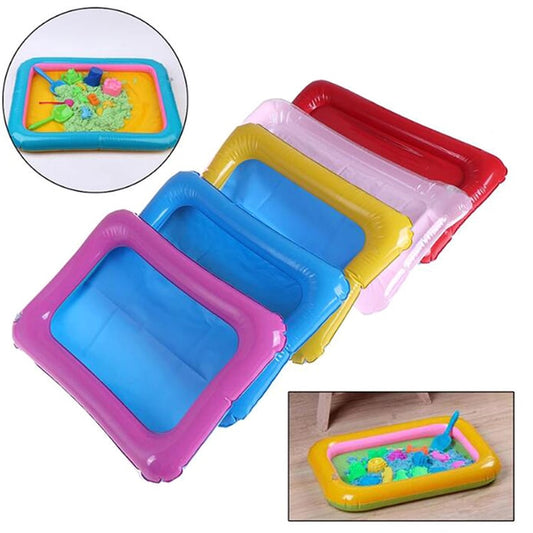 Magic Play Sand Inflatable Sand Tray Sensory Play Table for Kids Indoor Creative Learning