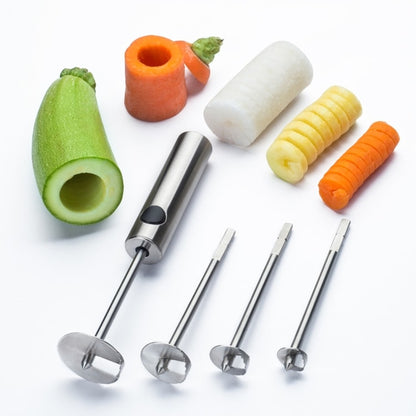 Stainless Steel Vegetable Spiralizer Corer Drill for Creative Kitchen Prep