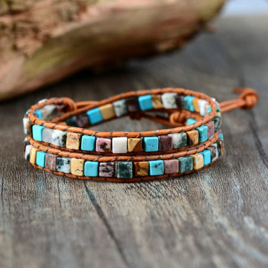Handmade Bohemian Bracelet – Beaded String Bracelet