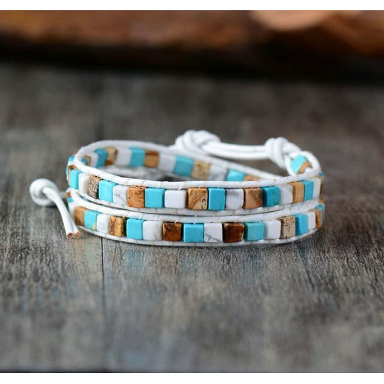 Handmade Bohemian Bracelet – Beaded String Bracelet