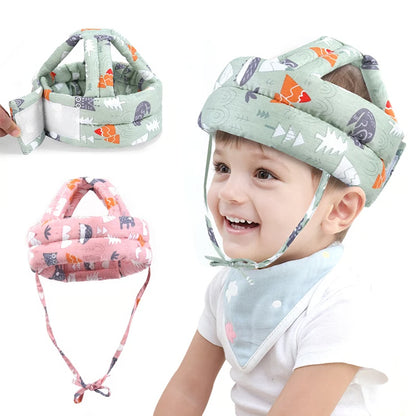 Baby Soft Padded Safety Cap for Toddlers – Adjustable Protective Headwear