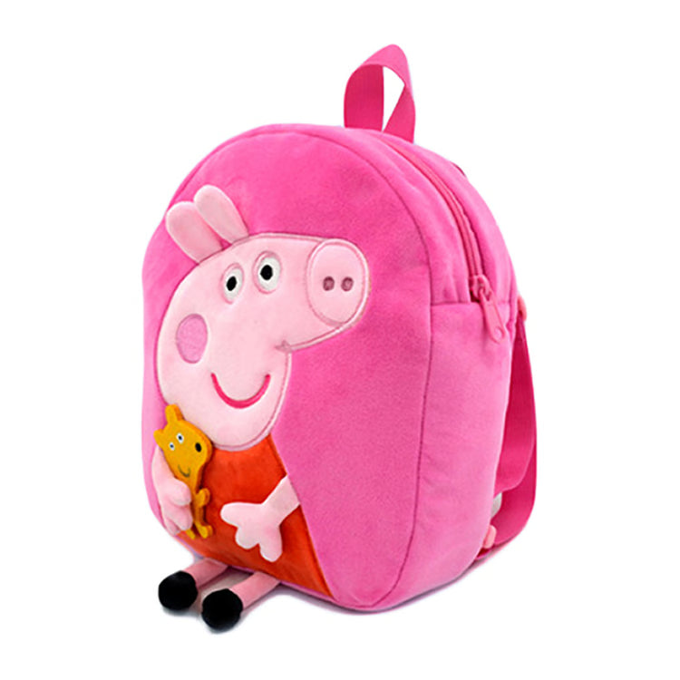Plush Cartoon Toddler Backpack – Soft Kids Kindergarten &amp; Daycare Bag