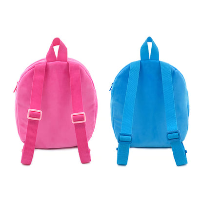 Plush Cartoon Toddler Backpack – Soft Kids Kindergarten &amp; Daycare Bag