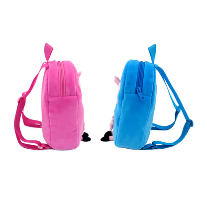 Plush Cartoon Toddler Backpack – Soft Kids Kindergarten &amp; Daycare Bag