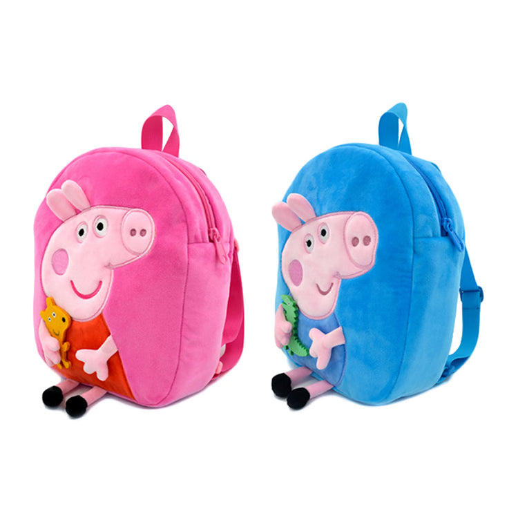Plush Cartoon Toddler Backpack – Soft Kids Kindergarten &amp; Daycare Bag