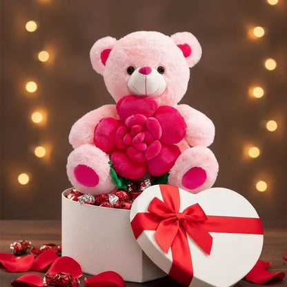 Rose Teddy Bear Plush – Romantic Gift &amp; Home Décor