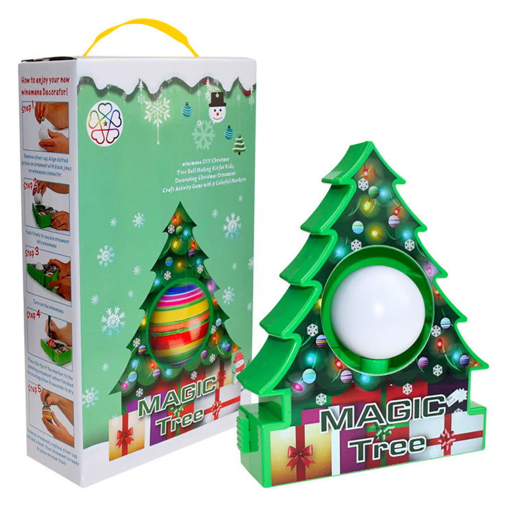 DIY Christmas Tree Ornament Coloring Kit – Creative Holiday Craft Set for Kids