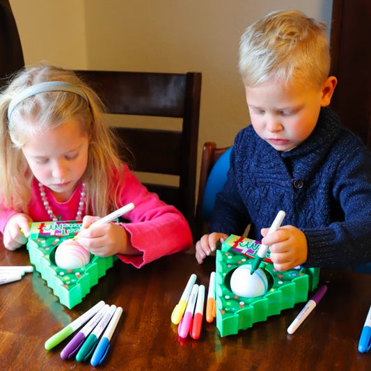 DIY Christmas Tree Ornament Coloring Kit – Creative Holiday Craft Set for Kids