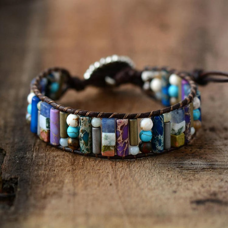 Handmade Bohemian Bracelet – Beaded String Bracelet