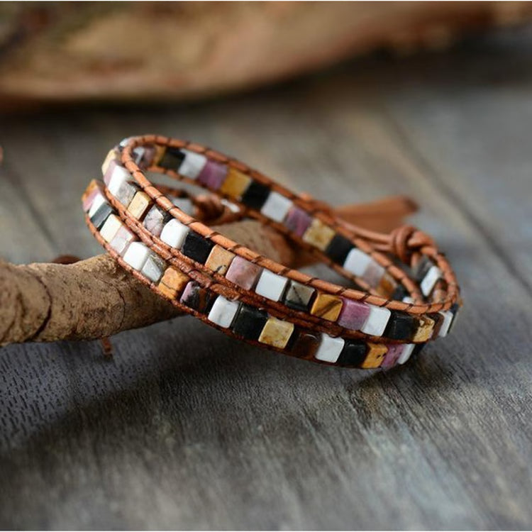 Handmade Bohemian Bracelet – Beaded String Bracelet